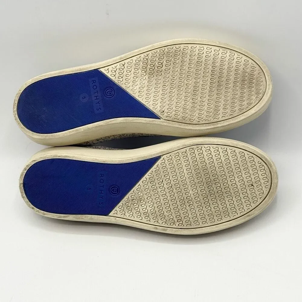 Rothy’s The Original Slip On Sneakers in Opal Python - Kids US 5